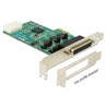 Karta PCI Express x1 4x RS-232 High Speed 921K z zasilaniem Delock 89335