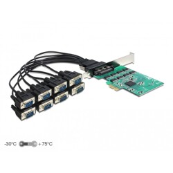 Karta PCI Express x1 8x RS-232 High Speed 921K Delock 89336