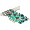 Karta PCI Express x4 2x USB 3.0 zewn. + 2x SATA 6Gb/s wewn. Delock 89359