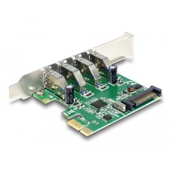 Karta PCI Express x1 do 4x zewn. USB-A 5Gbps Delock 89360