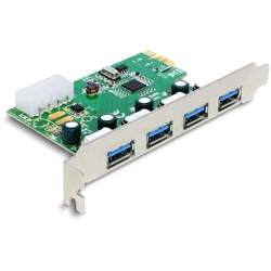 Karta PCI Express x1 do 4x zewn. USB-A 5Gbps Delock 89363