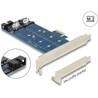 Karta PCI Express x1 2x M.2 NGFF Delock 89374