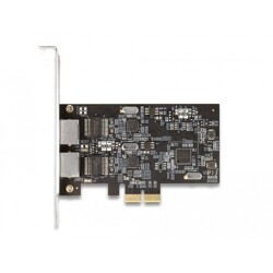 Karta PCI Express x2 2x RJ45 2,5 Gigabit LAN Delock 89392