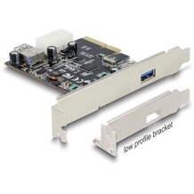 Karta PCI Express x4 do 1x zewn. + 1x wewn. USB-A SuperSpeed 10Gbps Delock 89399