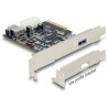 Karta PCI Express x4 do 1x zewn. + 1x wewn. USB-A SuperSpeed 10Gbps Delock 89399