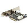 Karta PCI Express x4 do 1x zewn. + 1x wewn. USB-A SuperSpeed 10Gbps Delock 89399