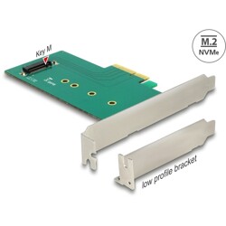 Karta PCI Express x4 1x NVMe M.2 key M 110mm low profile Delock 89472