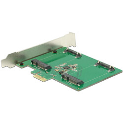 Karta PCI Express x1 2x mSATA wewn. Delock 89479
