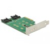 Karta PCI Express 3x gniazdo M.2 low profile Delock 89518
