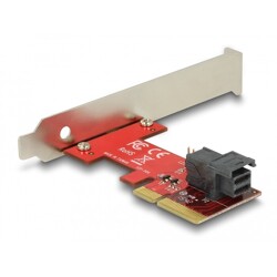 Karta PCI Express x4 1-portowa SFF-8643 NVMe low profile wewnętrzna Delock 89535