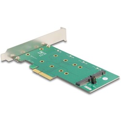 Karta PCI Express x4 2x M.2 key B z RAID low profile Delock 89536