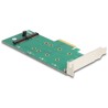 Karta PCI Express x4 2x M.2 key B z RAID low profile Delock 89536