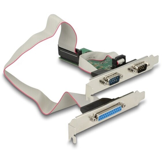Karta PCI Express x1 2x RS-232 + 1x LPT Delock 89556
