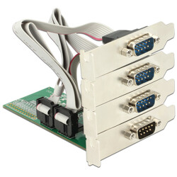 Karta PCI Express x1 4x RS-232 Delock 89557