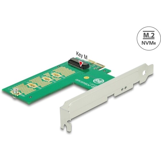 Karta PCI Express x4 IOI 1x NVMe M.2 key M Delock 89561