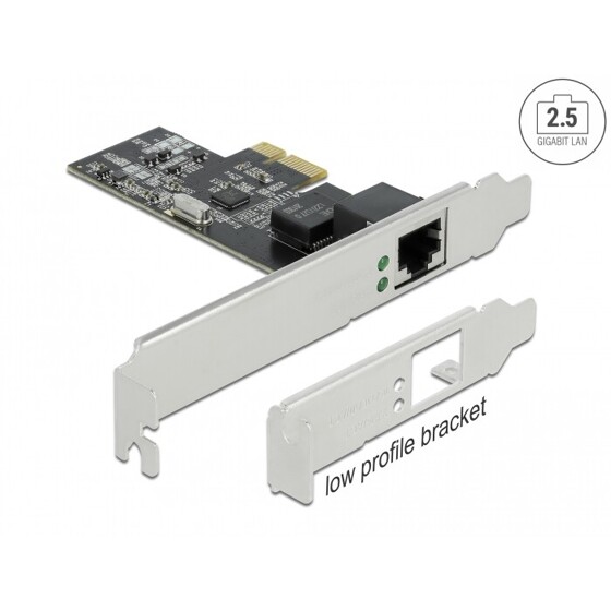 Karta PCI Express x1 1x RJ45 2,5 Gigabit LAN Delock 89564