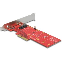 Karta PCI Express x4 1x NVMe M.2 key M 110mm z radiatorem low profile Delock 89577
