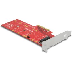 Karta PCI Express x4 1x NVMe M.2 key M 110mm z radiatorem low profile Delock 89577