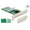 Karta PCI Express x2 4x M.2 key B low profile Delock 89588