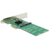 Karta PCI Express x2 4x M.2 key B low profile Delock 89588