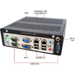 Router Mikrotik Atom D2500 2xLAN 3xRS-232 Intel SATADOM 4GB 12V