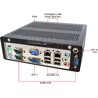 Router Mikrotik Atom D2500 2xLAN 3xRS-232 Intel SATADOM 4GB 12V
