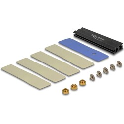 Karta PCI Express x4 1x M.2 key B + 1x NVMe M.2 key M low profile Delock 89630