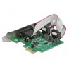 Karta PCI Express x1 2-portowa RS-232 921K z zasilaniem Delock 89641
