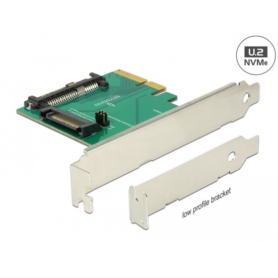 Karta PCI Express x4 1-portowa U.2 NVMe SFF-8639 męska wewnętrzna Delock 89673
