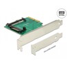 Karta PCI Express x4 1-portowa U.2 NVMe SFF-8639 męska wewnętrzna Delock 89673