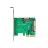 Karta PCI Express x4 1-portowa U.2 NVMe SFF-8639 męska wewnętrzna Delock 89673