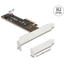 Karta PCI Express x4 1x NVMe M.2 key M 110mm low profile Delock 89836