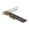 Karta PCI Express x4 1x NVMe M.2 key M 110mm low profile Delock 89836
