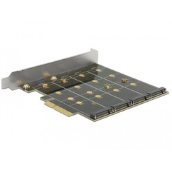 Karta PCI Express x4 4x M.2 key B z RAID Delock 89888