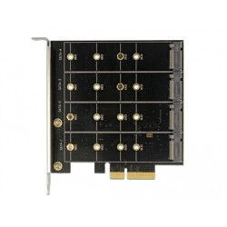 Karta PCI Express x4 4x M.2 key B z RAID Delock 89888