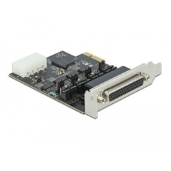 Karta PCI Express x1 4-portowa RS-232 z zasilaniem 5V / 12V Delock 89895