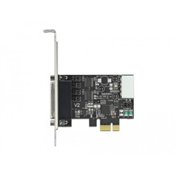 Karta PCI Express x1 2-portowa RS-232 z zasilaniem 5V / 12V Delock 89909