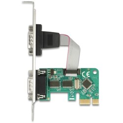 Karta PCI Express x1 2-portowa RS-232 Delock 89918