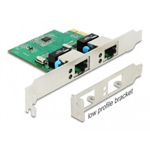 Karta PCI Express x1 2x RJ45 Gigabit LAN Delock 89999
