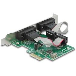 Karta PCI Express x1 2-portowa RS-232 Delock 90007