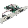 Karta PCI Express x1 2-portowa RS-232 Delock 90007