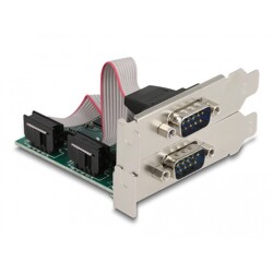 Karta PCI Express x1 2-portowa RS-232 Delock 90046