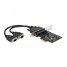 Karta PCI Express x1 2-portowa RS-422/485 z ochroną 15 kV ESD Delock 90048