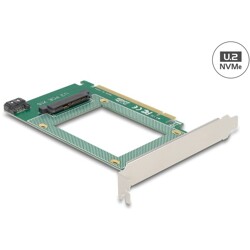 Karta PCI Express x16 1x U.2 NVMe SFF-8639 Delock 90051