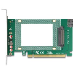 Karta PCI Express x16 1x U.2 NVMe SFF-8639 Delock 90051