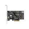 Karta PCI Express x4 do 3x USB-C + 2x USB-A SuperSpeed 10Gbps niskoprofilowa Delock 90060