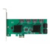 Karta PCI Express x1 8-portowa SATA low profile Delock 90072