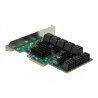 Karta PCI Express x4 16-portowa SATA Delock 90073