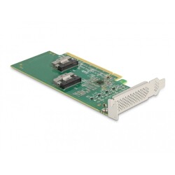 Karta PCI Express 4.0 x16 do 4x SFF-8639 U.2 NVMe low profile Delock 90077