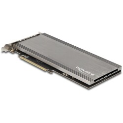 Karta PCI Express 4.0 x16 4x NVMe M.2 key M z radiatorem i wentylatorem Delock 90079